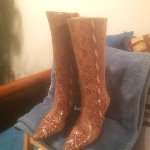 Snakeskin Boots - Picture 1 of 15